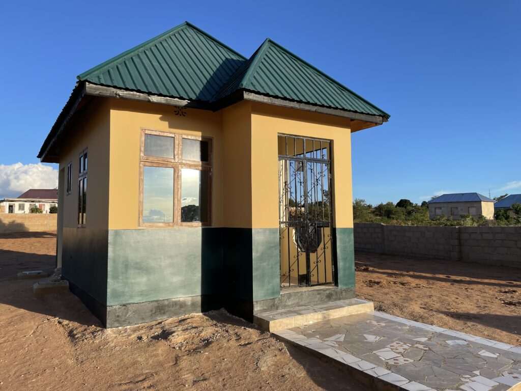 A small block building